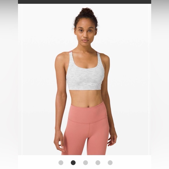 lululemon athletica Other - Women's Gray and Pink Lululemon Energy Bra size 8